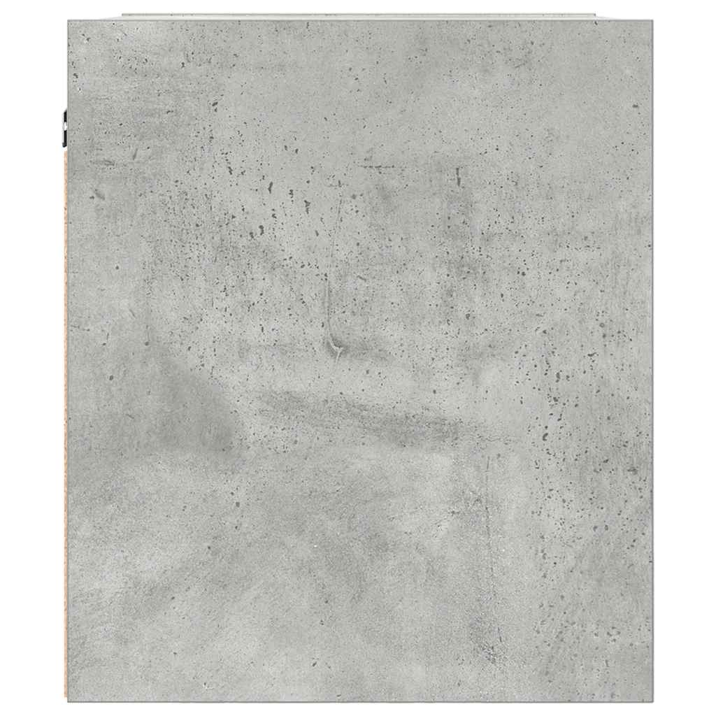 Wand-Nachttische 2 Stk. Betongrau 38x34x40 cm