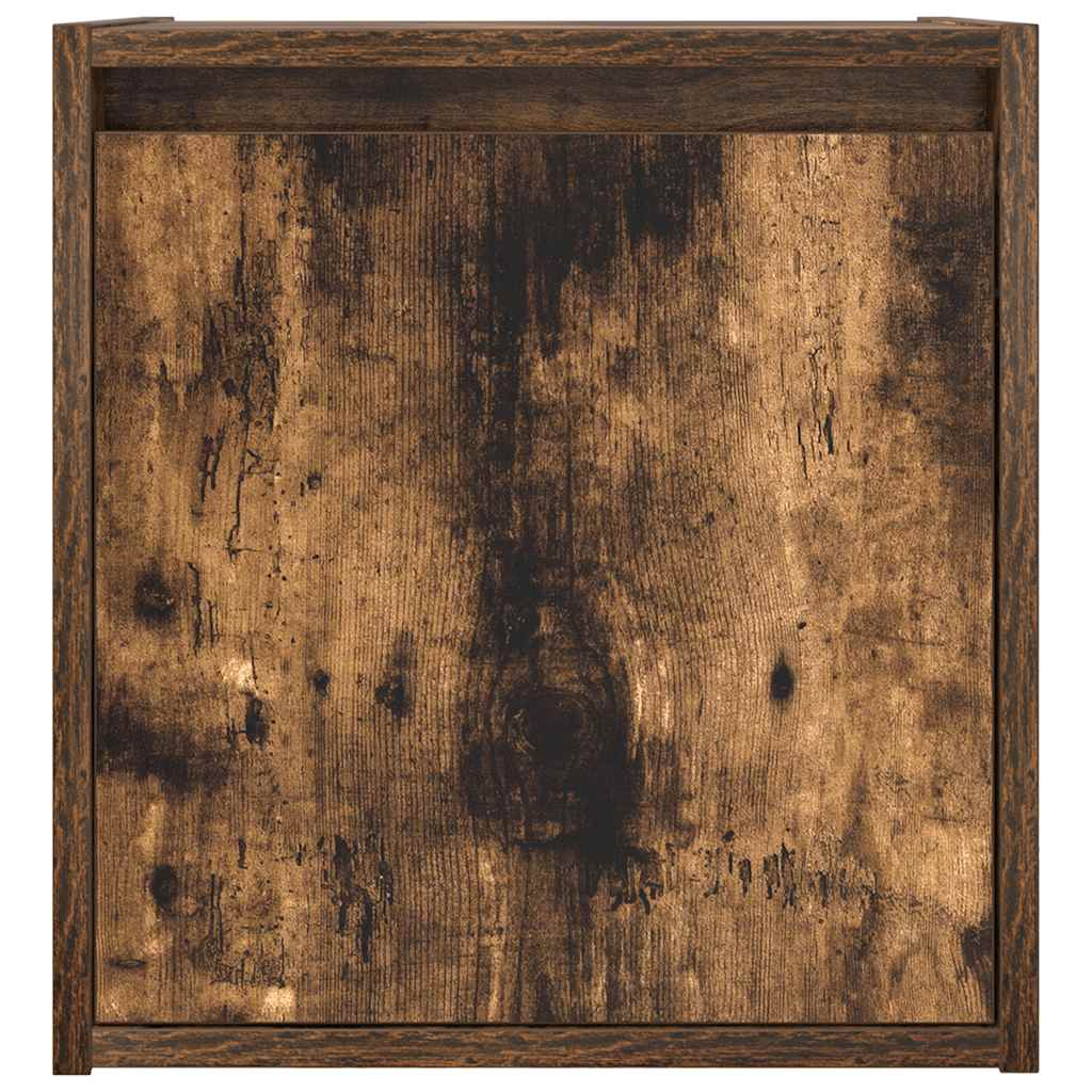 Wand-Nachttische 2 Stk. Räuchereiche 38x34x40 cm
