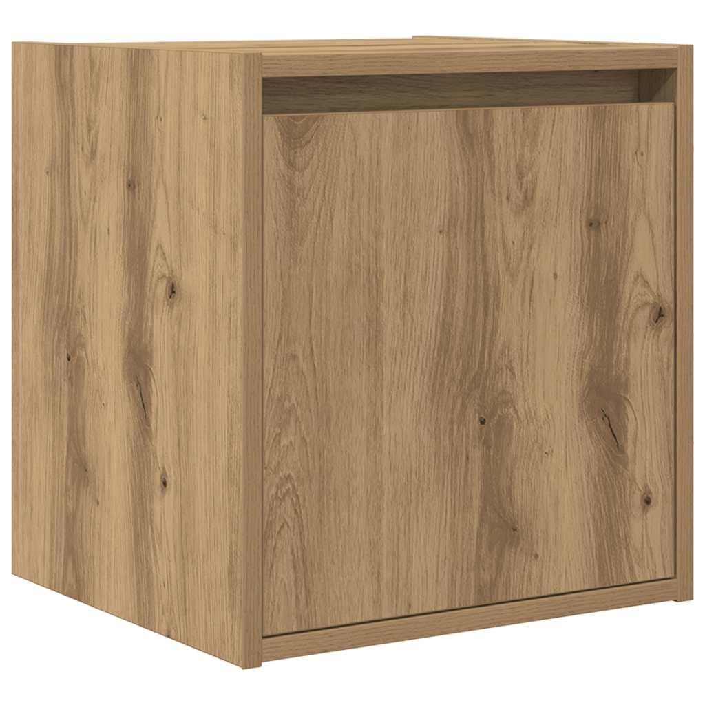 Wand-Nachttisch Artisan-Eiche 38x34x40 cm