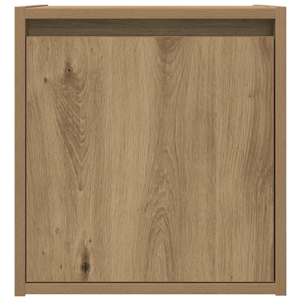 Wand-Nachttisch Artisan-Eiche 38x34x40 cm