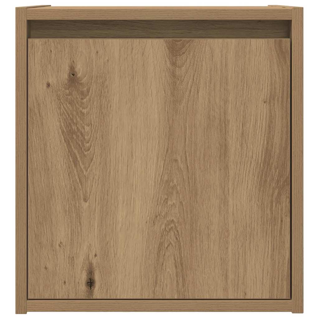 Wand-Nachttische 2 Stk. Artisan-Eiche 38x34x40 cm