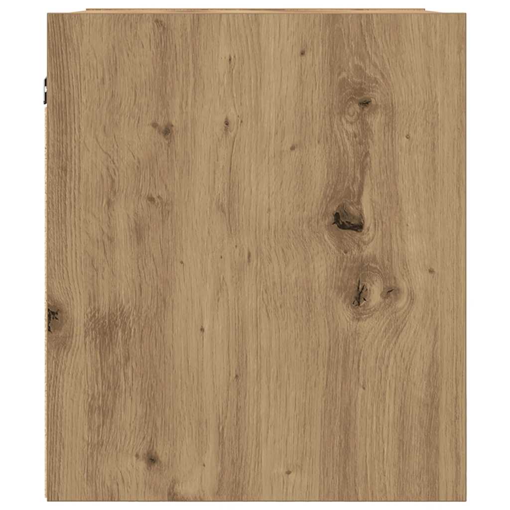 Wand-Nachttische 2 Stk. Artisan-Eiche 38x34x40 cm