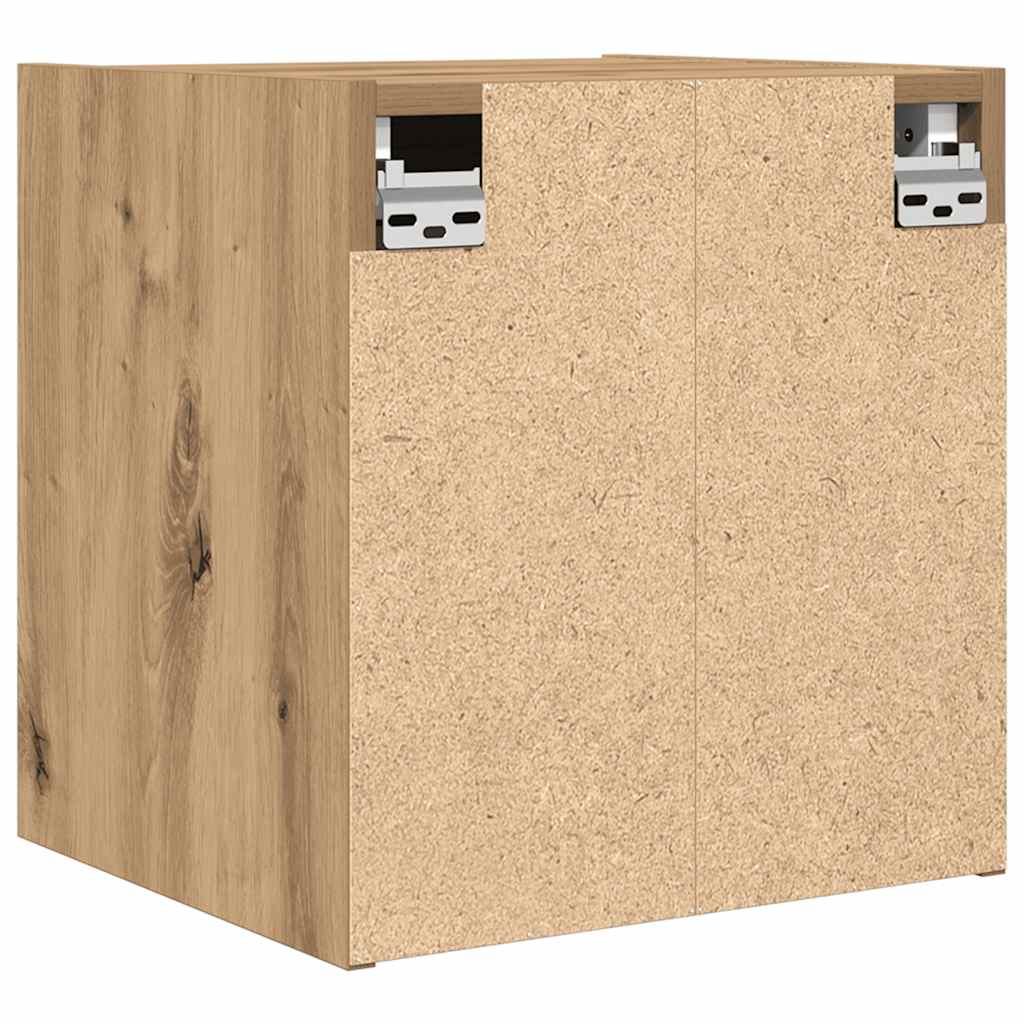 Wand-Nachttische 2 Stk. Artisan-Eiche 38x34x40 cm