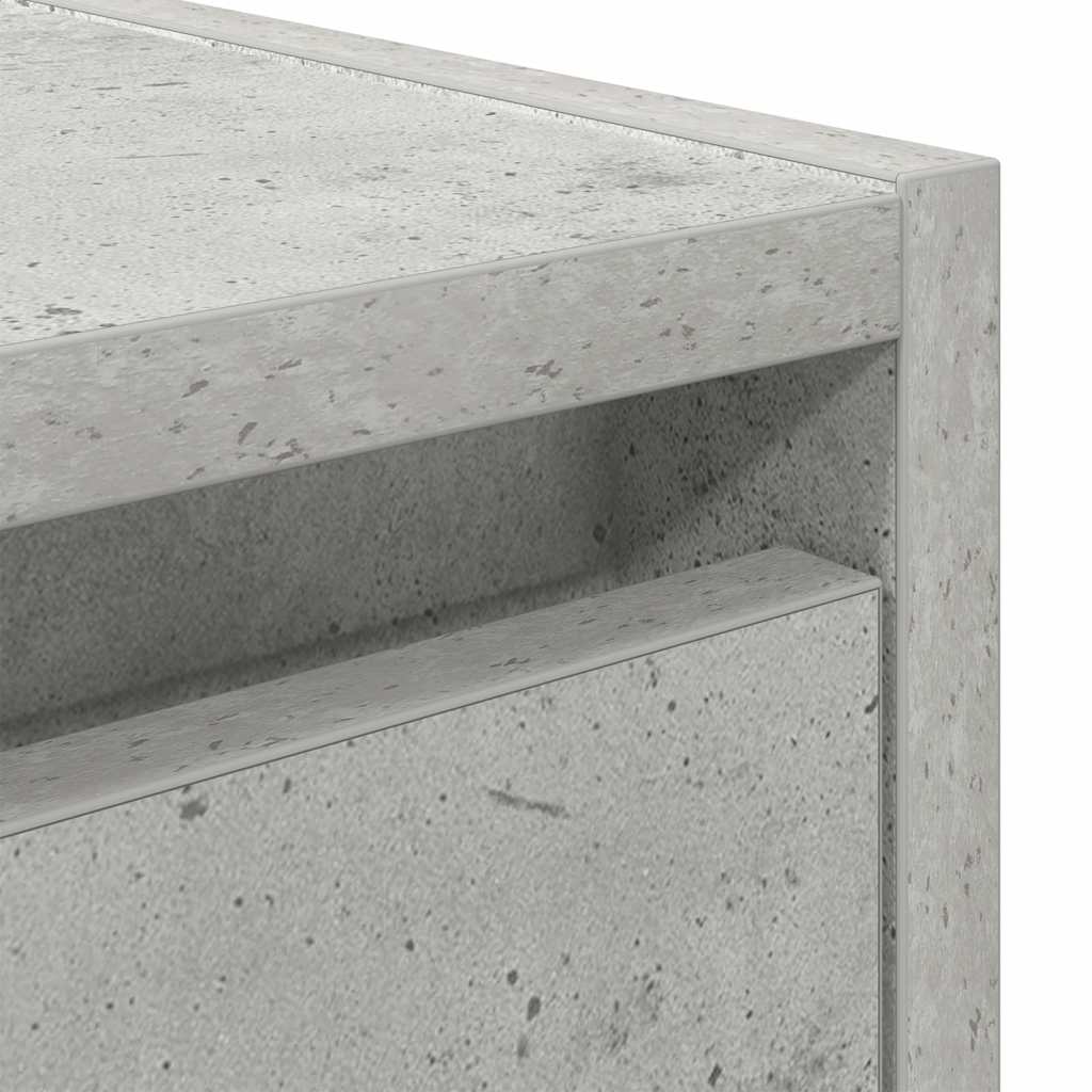 Wand-Nachttisch Betongrau 38x34x40 cm