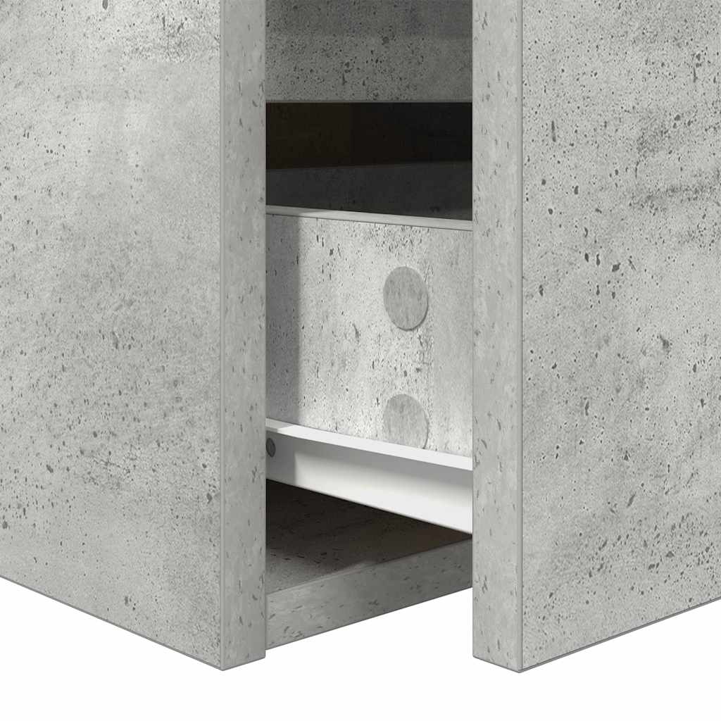 Wand-Nachttisch Betongrau 38x34x40 cm