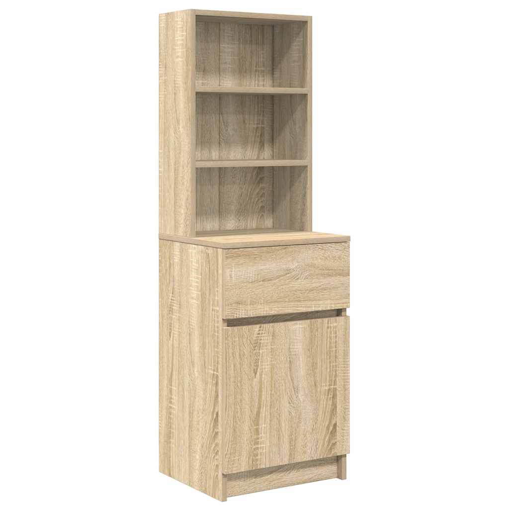 Nachttisch Sonoma-Eiche 39x35x125 cm Holzwerkstoff