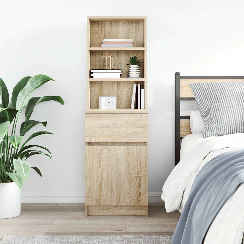Nachttisch Sonoma-Eiche 39x35x125 cm Holzwerkstoff