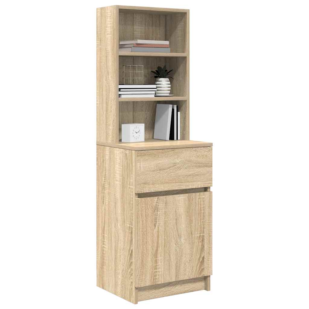 Nachttisch Sonoma-Eiche 39x35x125 cm Holzwerkstoff