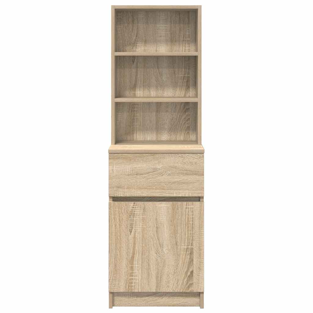 Nachttisch Sonoma-Eiche 39x35x125 cm Holzwerkstoff