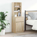 Nachttisch Sonoma-Eiche 39x35x125 cm Holzwerkstoff
