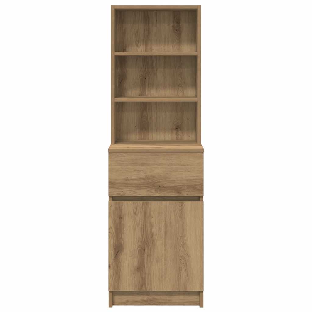 Nachttisch Artisan-Eiche 39x35x125 cm Holzwerkstoff