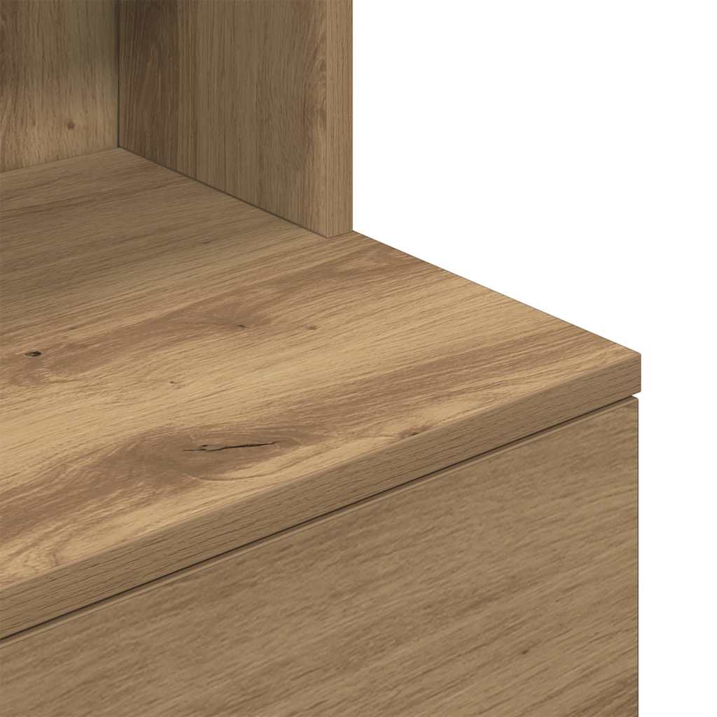 Nachttisch Artisan-Eiche 39x35x125 cm Holzwerkstoff