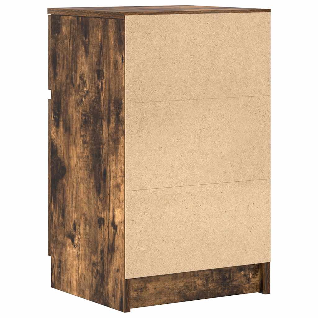 Nachttisch Räuchereiche 39x35x65 cm Holzwerkstoff