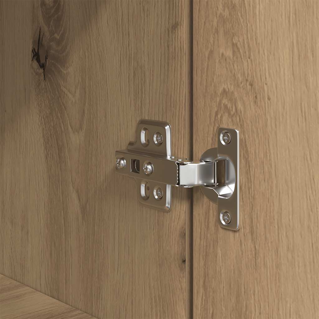 Nachttische 2 Stk. Artisan-Eiche 39x35x65 cm Holzwerkstoff