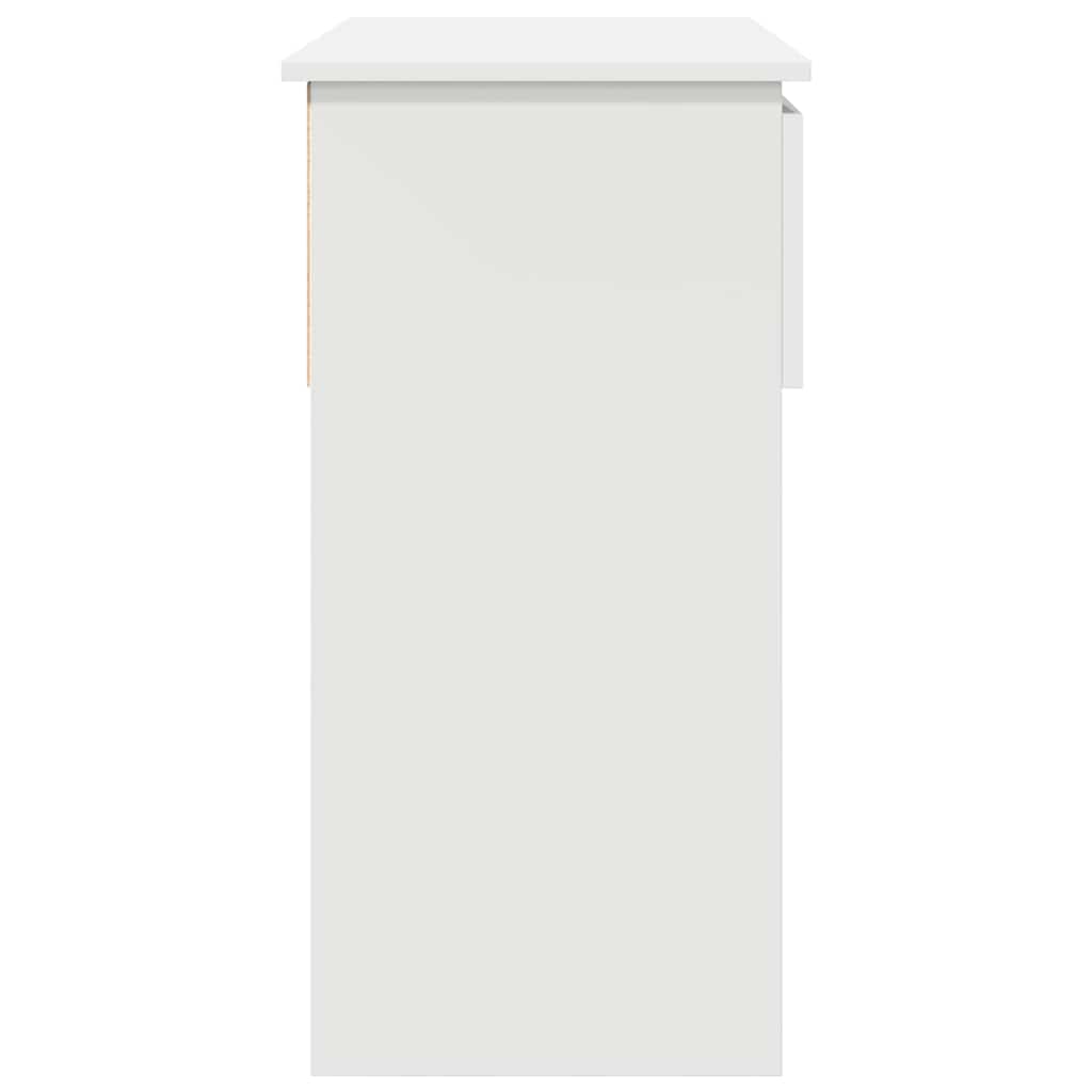 Konsolentisch mit Schubladen Weiß 85,5x38,5x74,5 cm