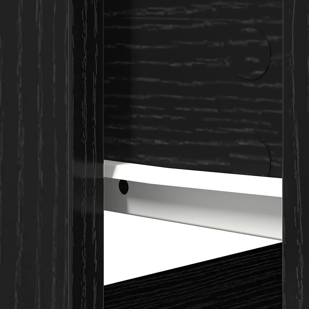 Konsolentisch mit Schubladen Schwarz 85,5x38,5x74,5 cm