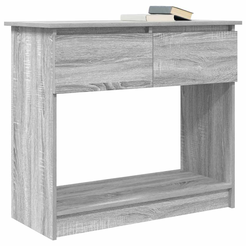 Konsolentisch mit Schubladen Grau Sonoma 85,5x38,5x74,5 cm