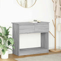 Konsolentisch mit Schubladen Grau Sonoma 85,5x38,5x74,5 cm