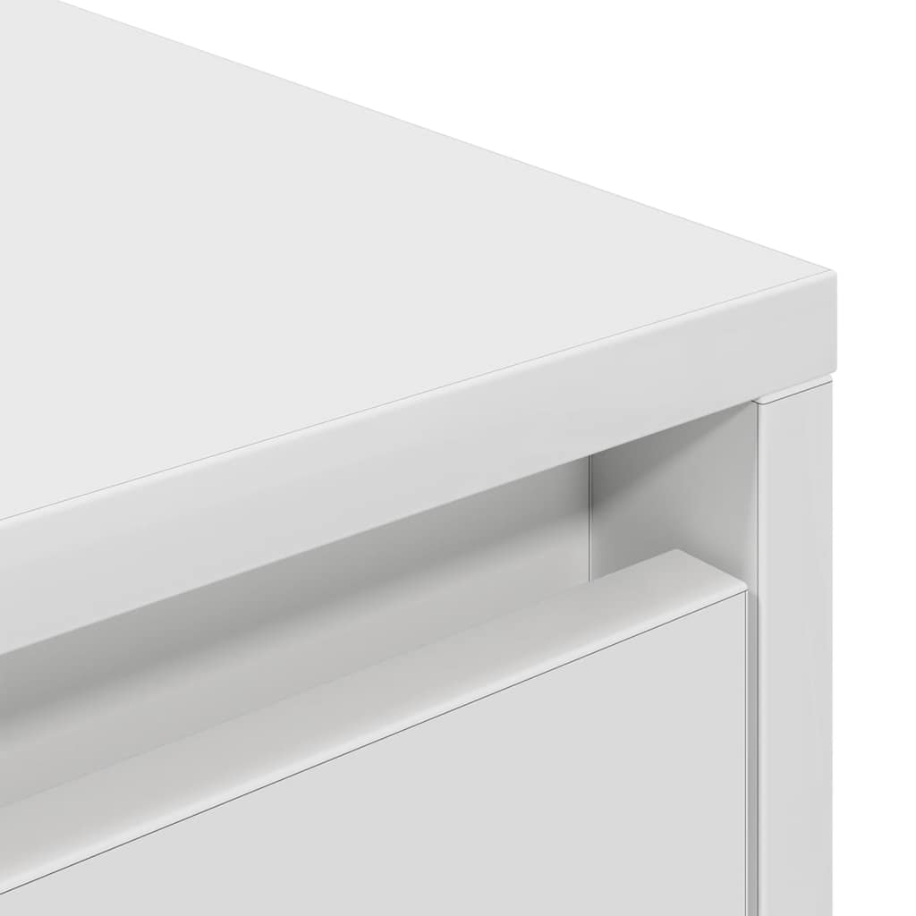 TV-Schrank mit LED-Leuchten Weiß 100x41x50 cm