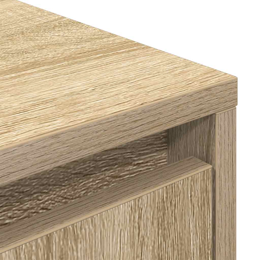 TV-Schrank mit LED-Leuchten Sonoma-Eiche 100x41x50 cm