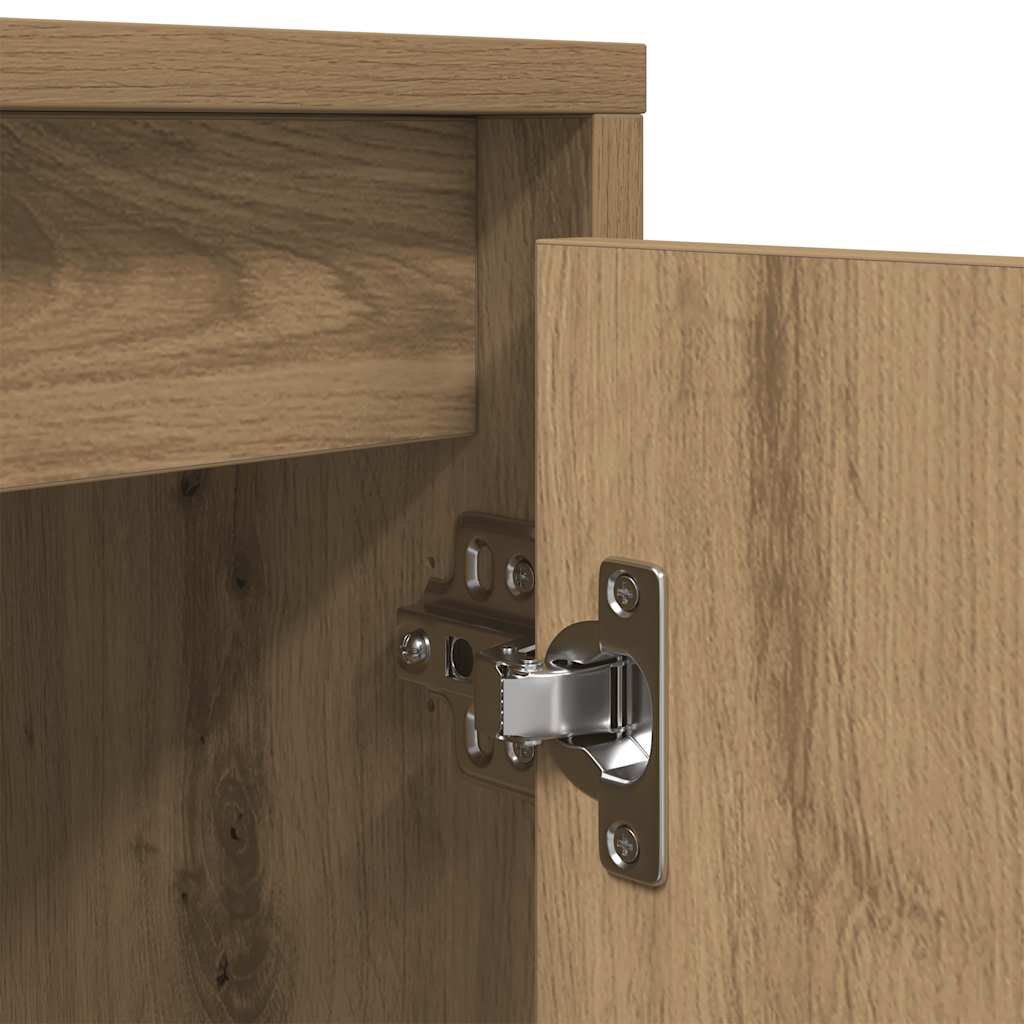 TV-Schrank mit LED-Leuchten Artisan-Eiche 100x41x50 cm