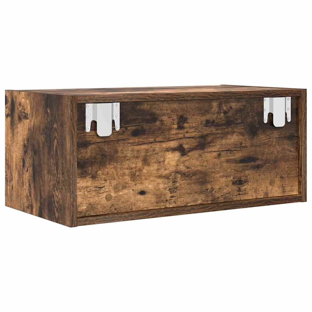 TV-Schränke 2 Stk. Räuchereiche 60x31x25,5 cm Holzwerkstoff