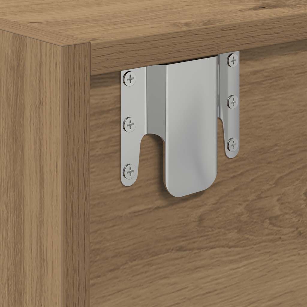 TV-Schränke 2 Stk. Artisan-Eiche 60x31x25,5 cm Holzwerkstoff