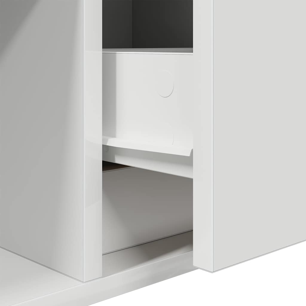 TV-Schränke 2 Stk. Weiß 80x31x25,5 cm Holzwerkstoff