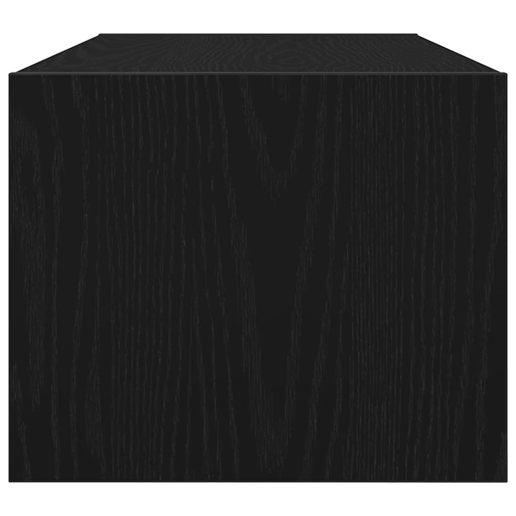 TV-Schränke 2 Stk. Schwarz Eichen-Optik 80x31x25,5 cm