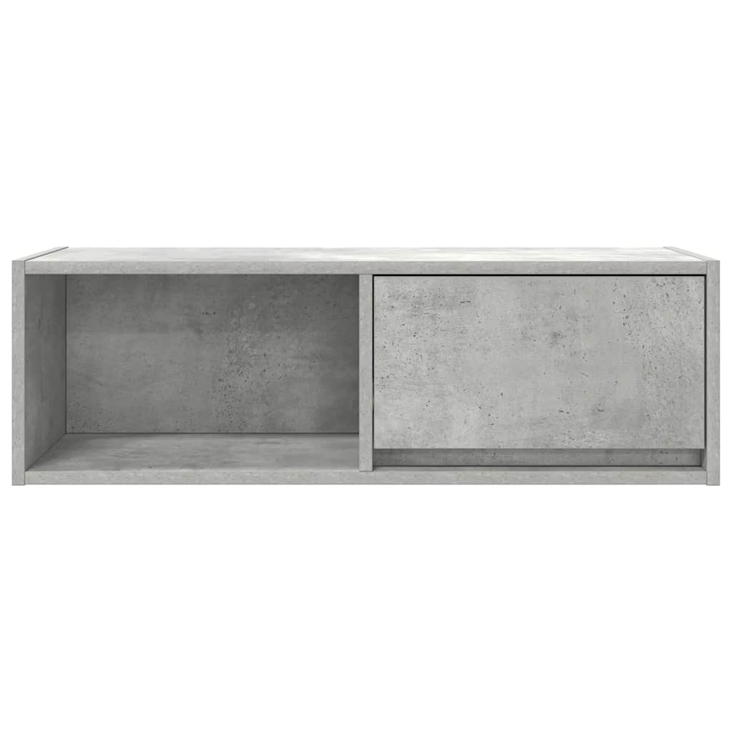 TV-Schränke 2 Stk. Betongrau 80x31x25,5 cm Holzwerkstoff