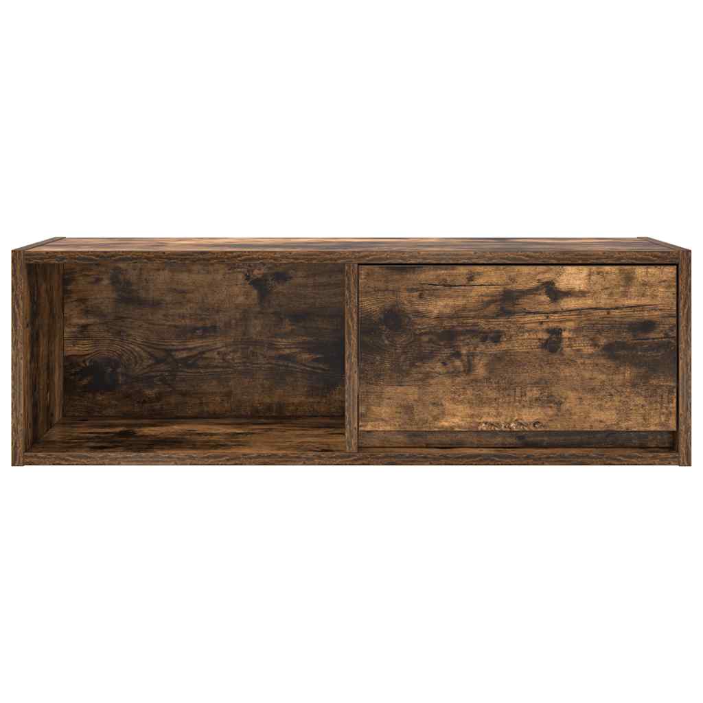 TV-Schränke 2 Stk. Räuchereiche 80x31x25,5 cm Holzwerkstoff