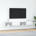 TV-Schränke 2 Stk. Weiß 100x31x25,5 cm Holzwerkstoff