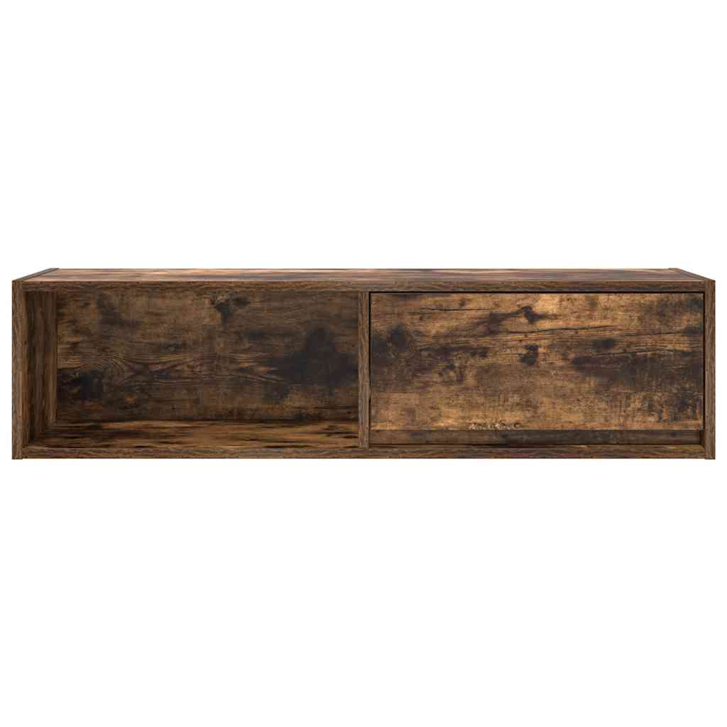 TV-Schränke 2 Stk. Räuchereiche 100x31x25,5 cm Holzwerkstoff