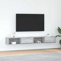 TV-Schränke 2 Stk. Grau Sonoma 100x31x25,5 cm Holzwerkstoff