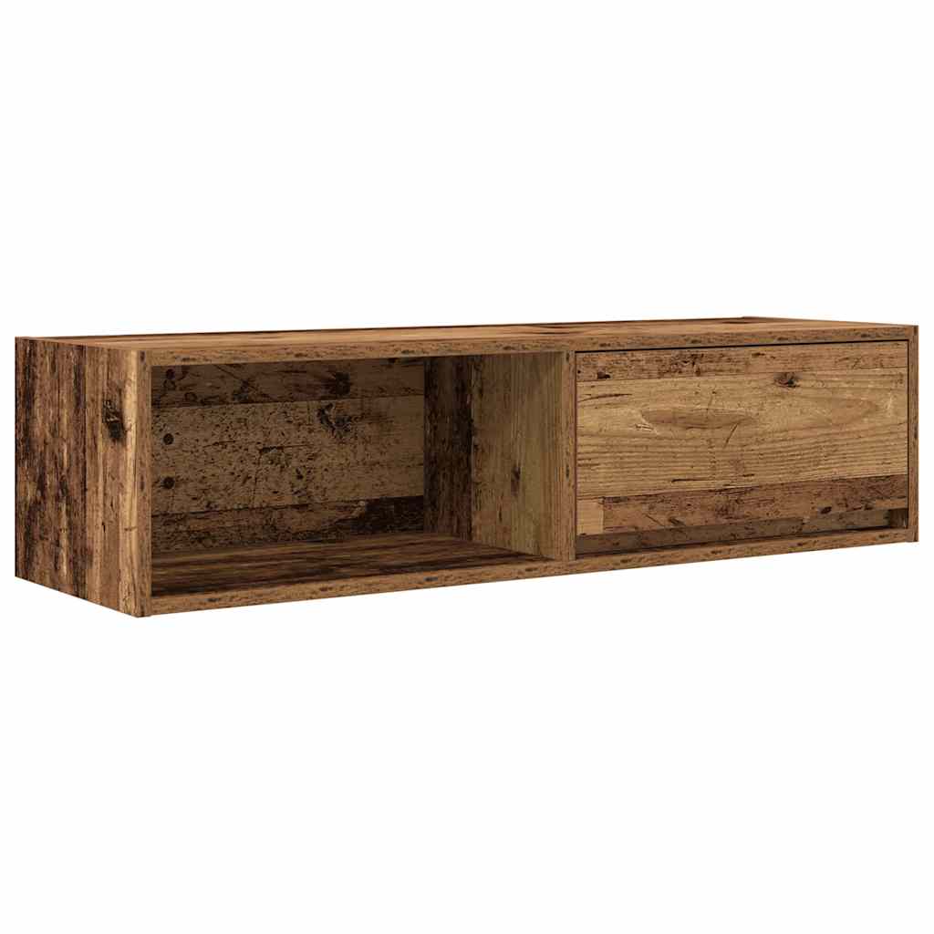 TV-Schränke 2 Stk. Altholz-Optik 100x31x25,5 cm Holzwerkstoff