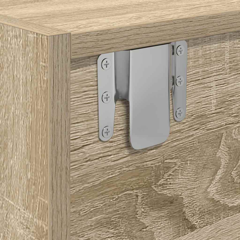 TV-Schränke 2 Stk. Sonoma-Eiche 60x31x25,5 cm Holzwerkstoff