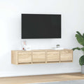 TV-Schränke 2 Stk. Sonoma-Eiche 60x31x25,5 cm Holzwerkstoff