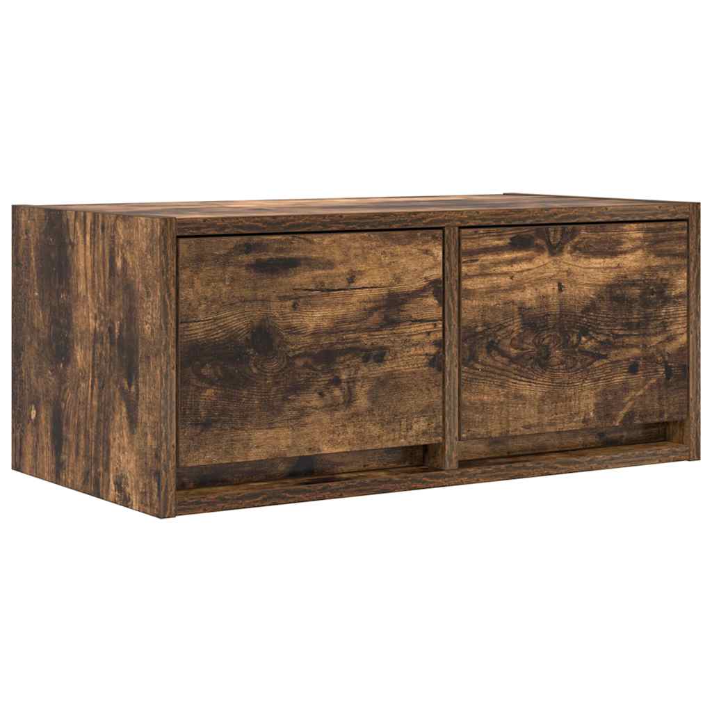 TV-Schränke 2 Stk. Räuchereiche 60x31x25,5 cm Holzwerkstoff