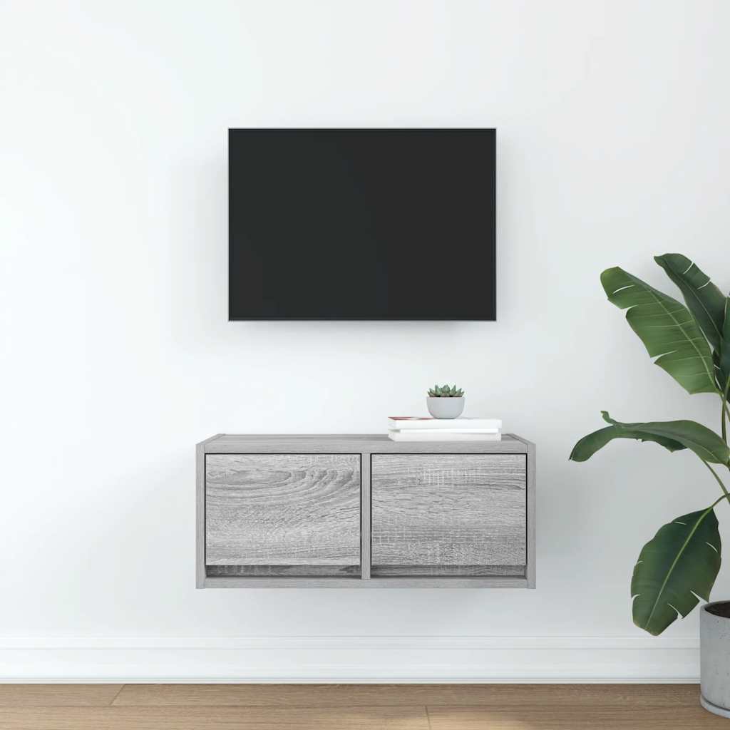 TV-Schrank Grau Sonoma 60x31x25,5 cm Holzwerkstoff