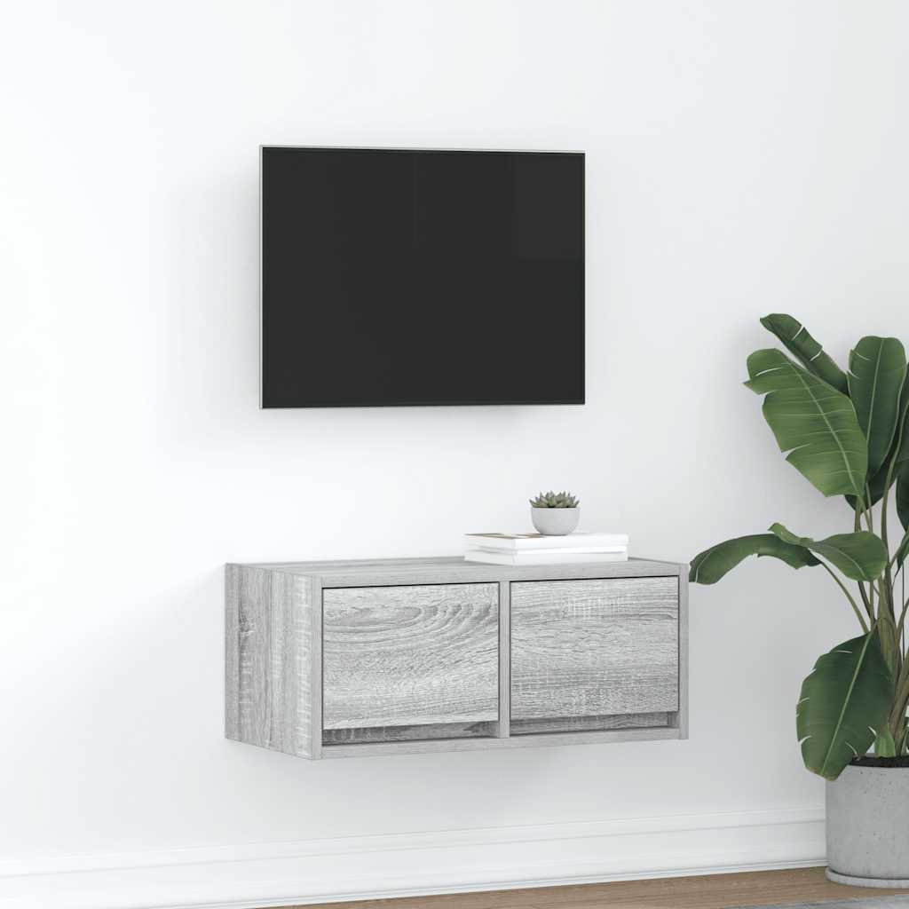 TV-Schrank Grau Sonoma 60x31x25,5 cm Holzwerkstoff