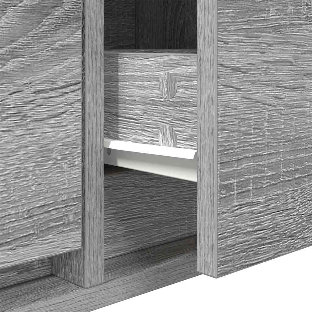 TV-Schränke 2 Stk. Grau Sonoma 60x31x25,5 cm Holzwerkstoff