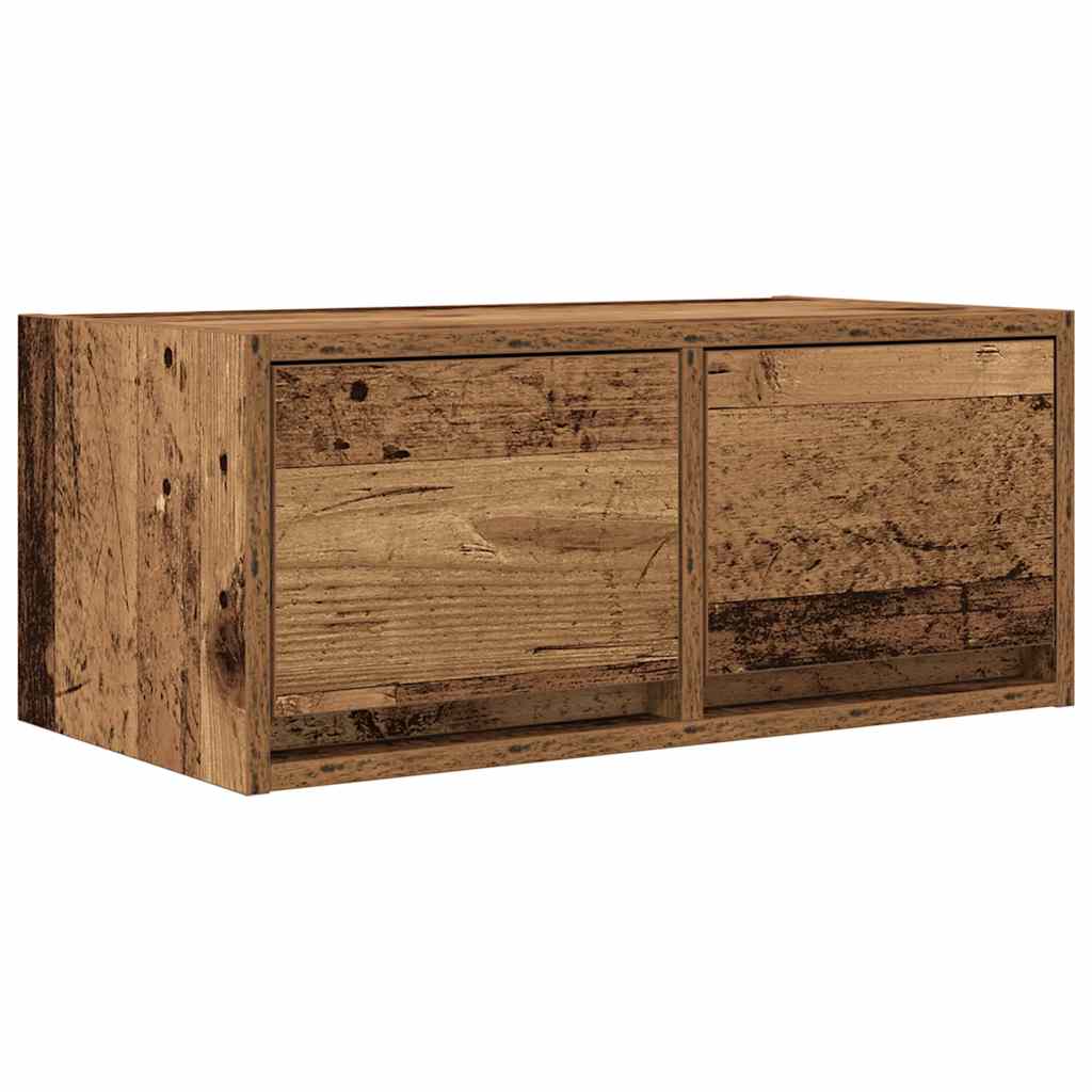 TV-Schränke 2 Stk. Altholz-Optik 60x31x25,5 cm Holzwerkstoff