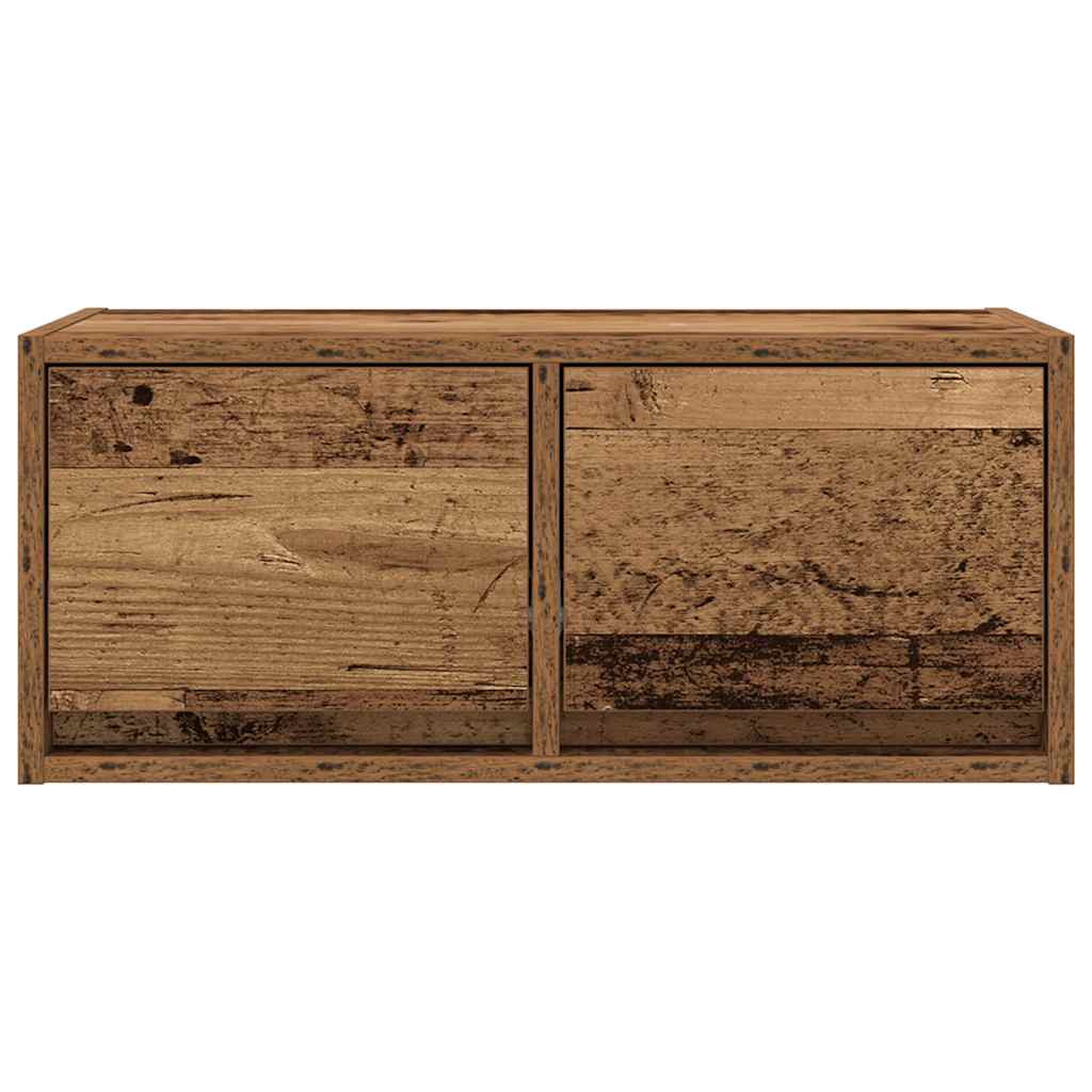 TV-Schränke 2 Stk. Altholz-Optik 60x31x25,5 cm Holzwerkstoff
