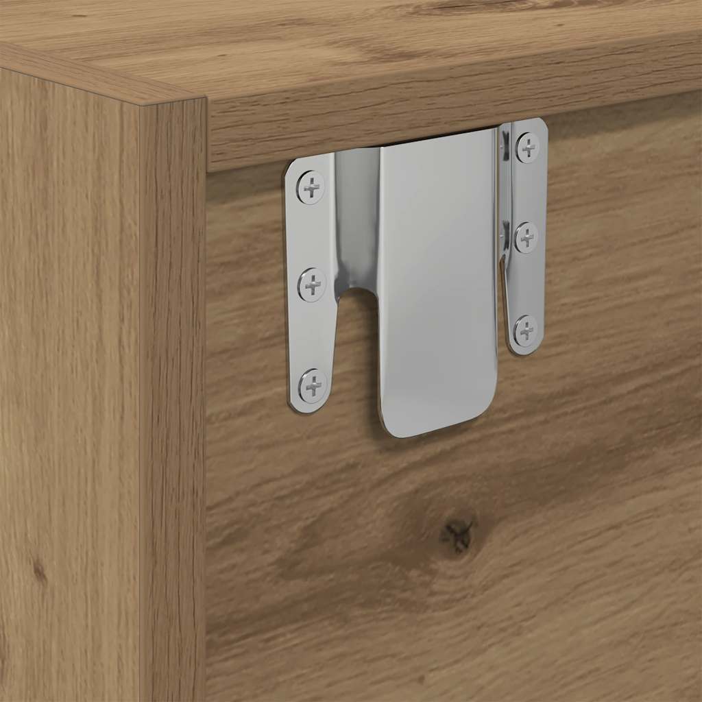 TV-Schränke 2 Stk. Artisan-Eiche 60x31x25,5 cm Holzwerkstoff