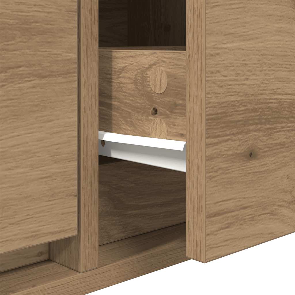 TV-Schränke 2 Stk. Artisan-Eiche 60x31x25,5 cm Holzwerkstoff