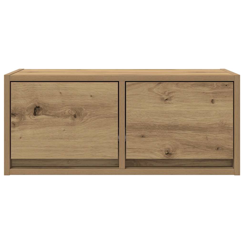 TV-Schränke 2 Stk. Artisan-Eiche 60x31x25,5 cm Holzwerkstoff