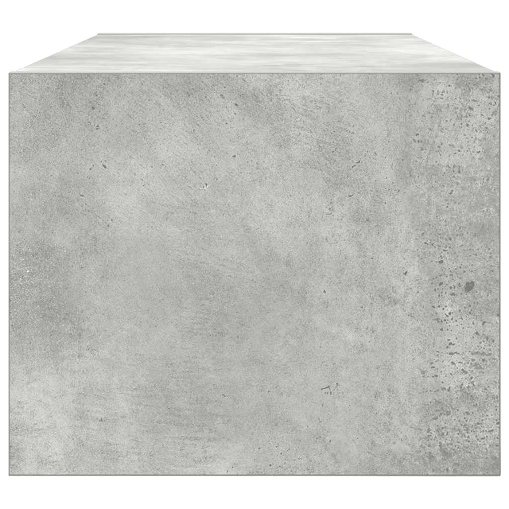 TV-Schrank Betongrau 80x31x25,5 cm Holzwerkstoff