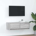TV-Schrank Grau Sonoma 80x31x25,5 cm Holzwerkstoff