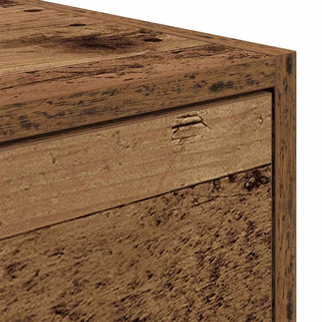 TV-Schränke 2 Stk. Altholz-Optik 80x31x25,5 cm Holzwerkstoff