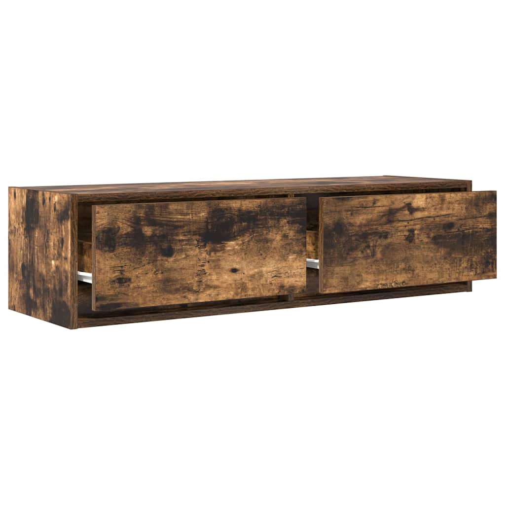 TV-Schränk Räuchereiche 100 x 31 x 25,5 cm Holzwerkstoff